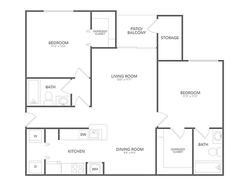 Floor plan B1