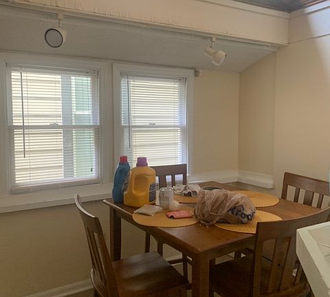 Eating area off the kitchen Unit A (front unit)