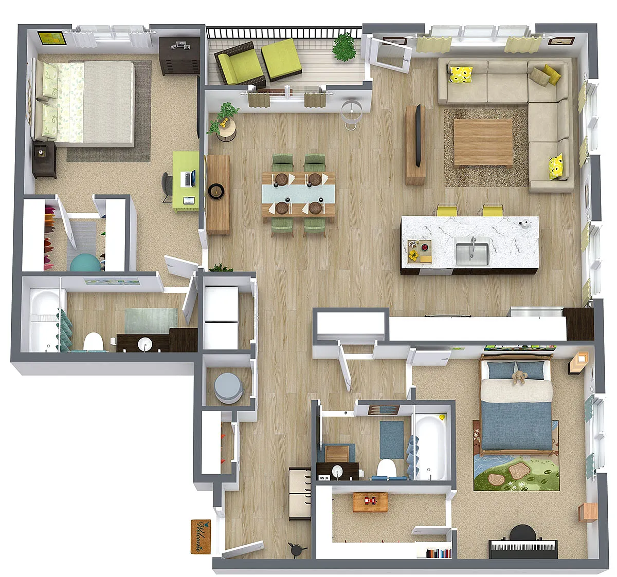 Floor plan Clover