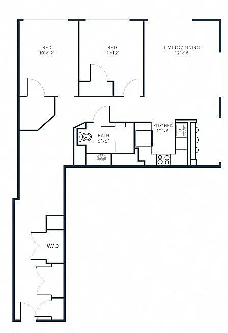 Floor plan 2X1 - B8