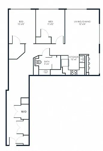 Floor plan 2X1 - B8