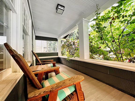 Covered front porch.