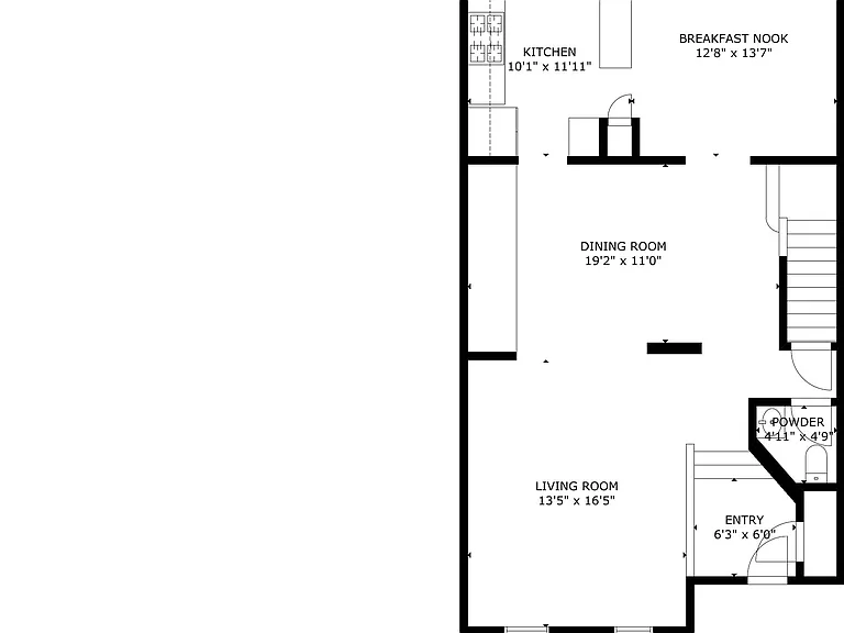 Main Level Floor Plan