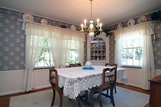 Dining Room with built-in hutch