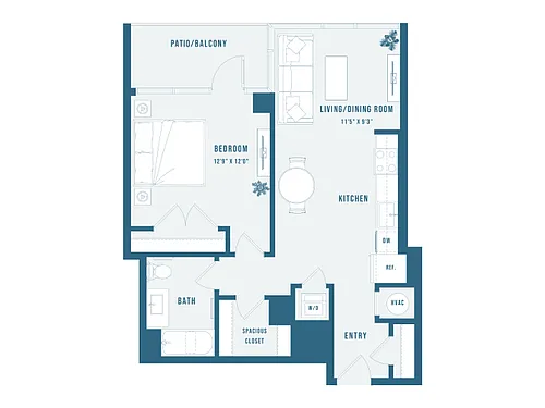 Floor plan Colette B6