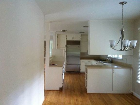 view of the kitchen from