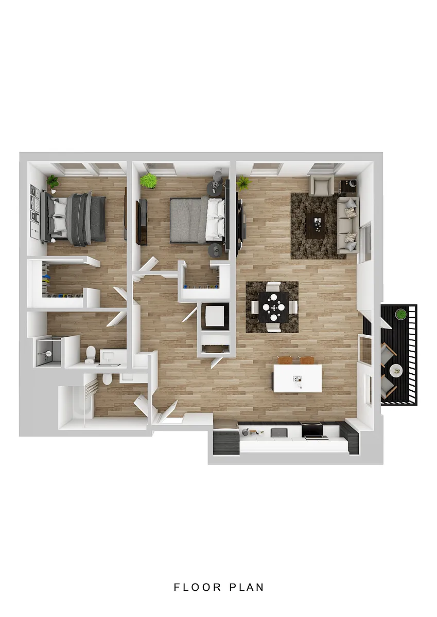Floor plan Broadrock - 2 Bed C