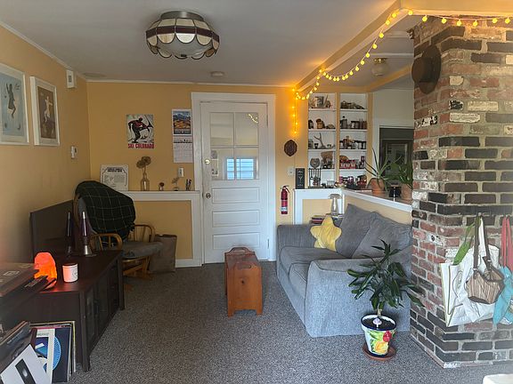 Entry door to living room