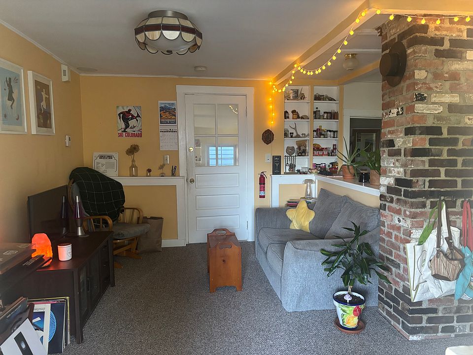 Entry door to living room