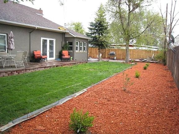 Private large back yard
