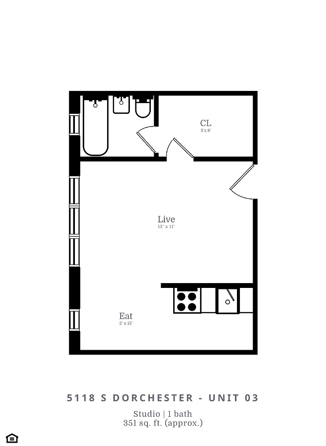 Floor plan Studio (A1)