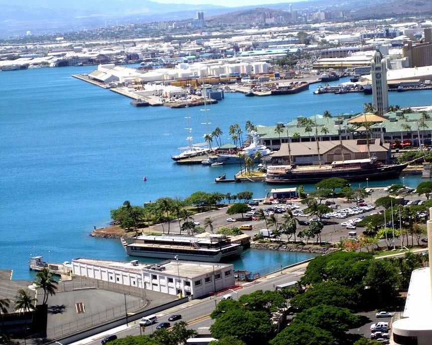 Aloha Tower & Harbor View