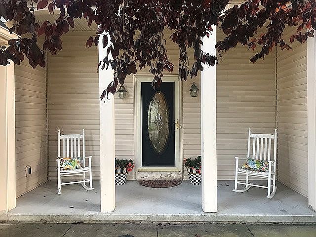Cute front porch