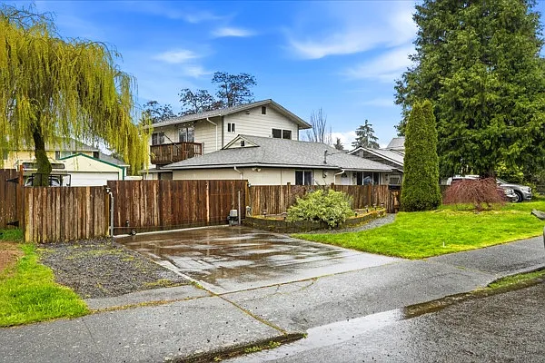 Fully fenced yard