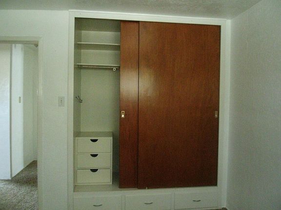 Lots of storage in bedrooms
