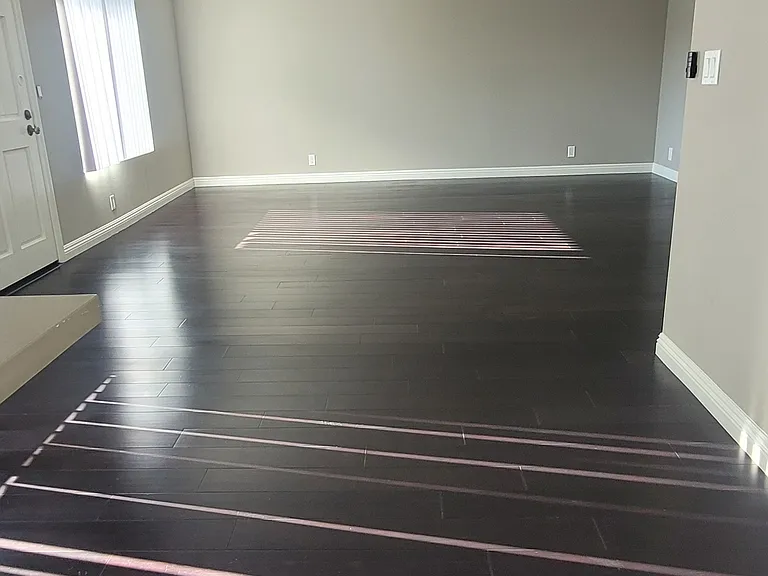 living room and dining area