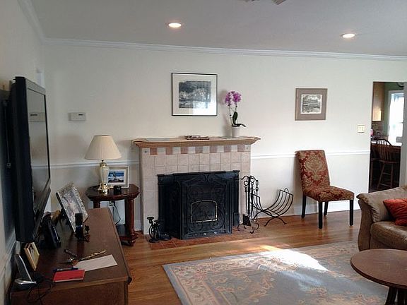 Wood-Burning Fireplace