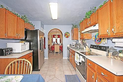 Kitchen with Tile Floors