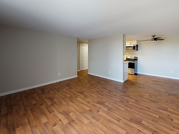 Spacious living and dining area