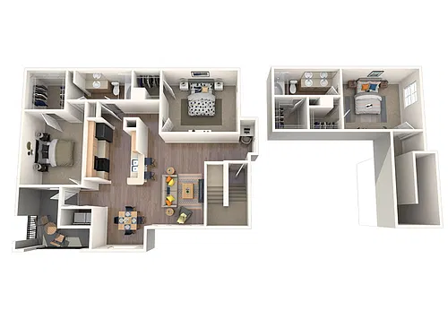 Floor plan Castle Mountain Lodge