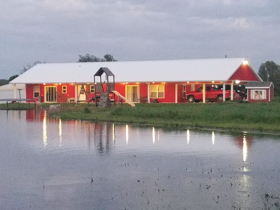 1 acre pond - beach front - 