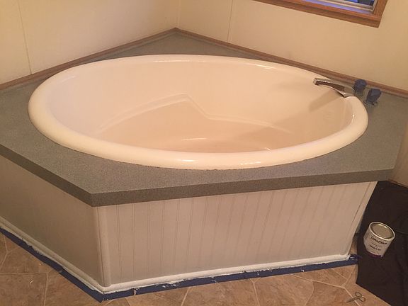 Master bathroom tub