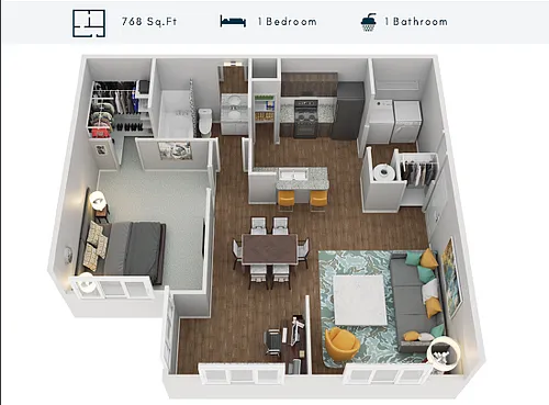 Floor plan A1R