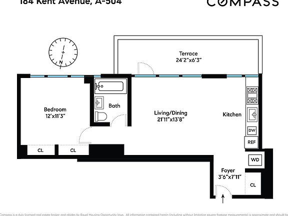 2nd image of 184 Kent Ave APT A504