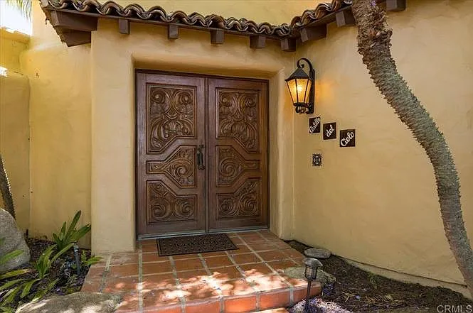 Front door. House is called "Castillo del Cielo" which means Castle of Heaven
