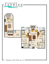 Floor plan Monroe Loft