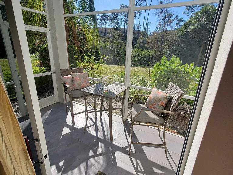 Screened lanai