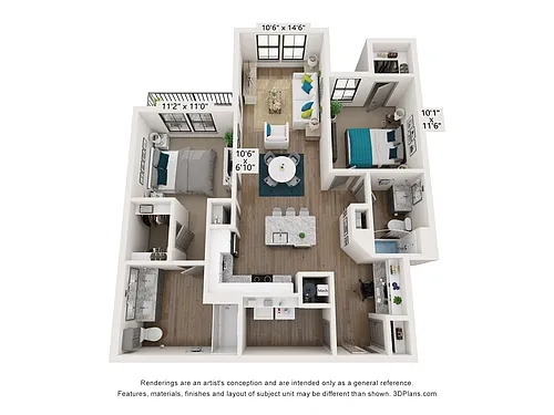Floor plan Coastal
