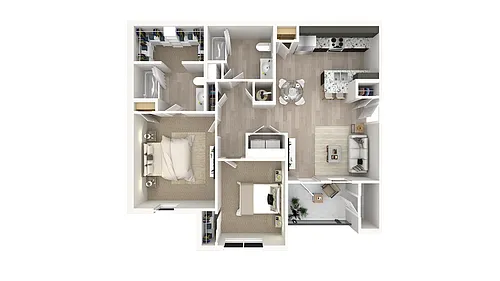 Floor plan 2 X 2