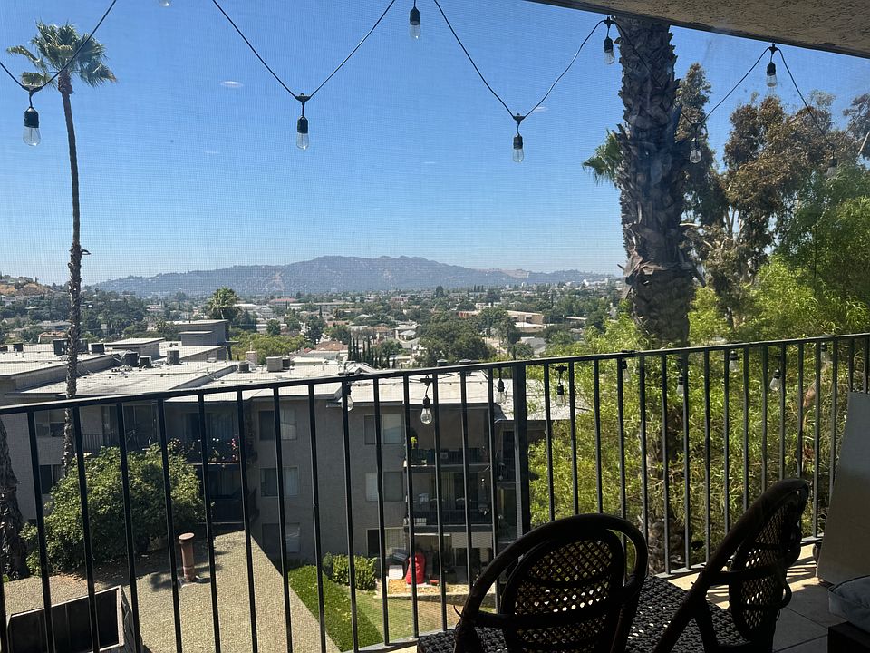 Balcony view of Glendale and mountains