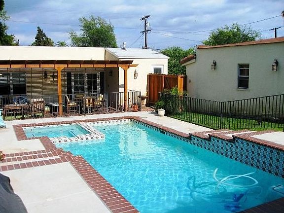 pool and pergola