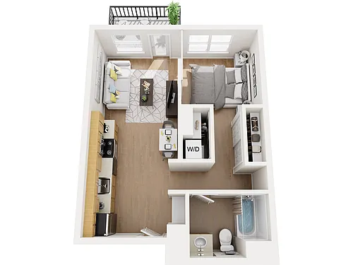 Floor plan 1x1A2