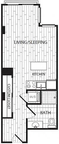 Floor plan S4A | Studio