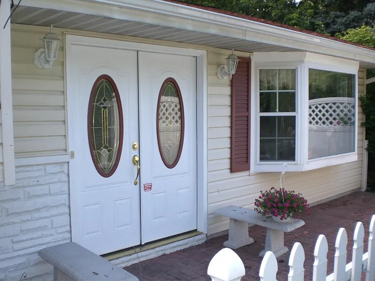 front entrance double doors