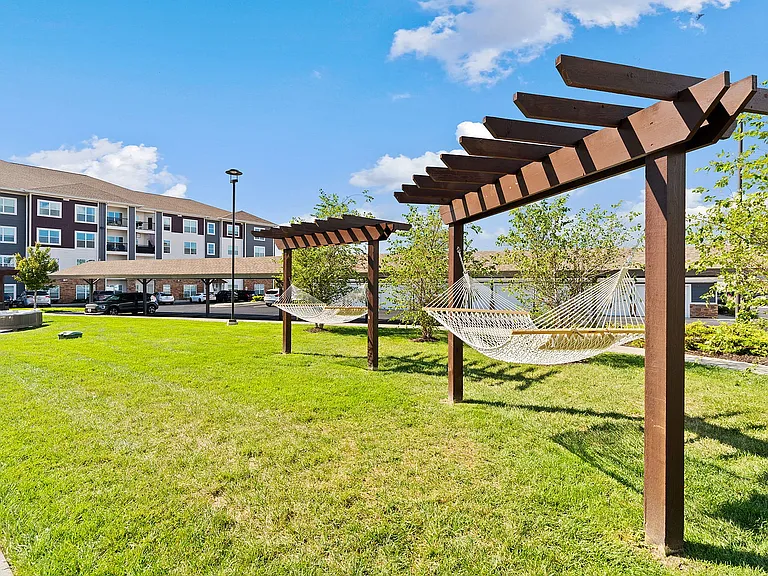 Find a quiet place to retreat and recharge in the hammock courtyard.