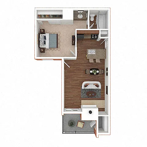 Floor plan A1B The Cambridge