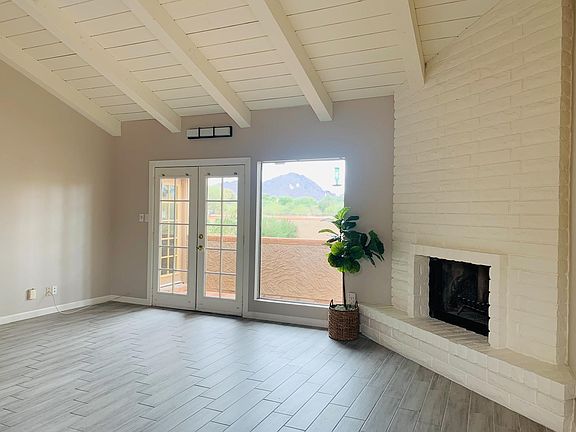 View of Camelback Mountain as you enter the home.