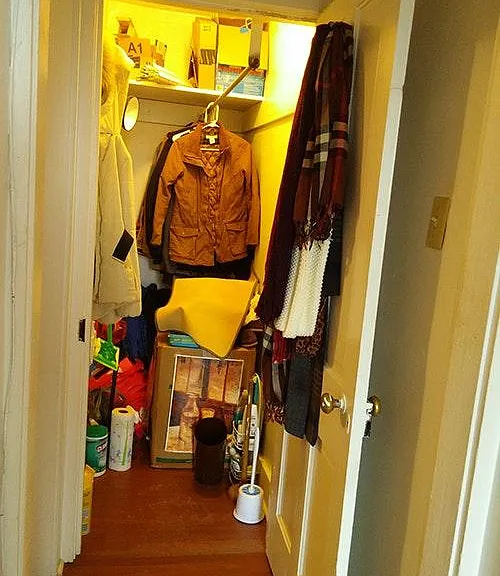 Hall Closet when full