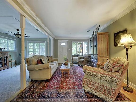 Formal living next to the 2nd living area.  The house has been updated with energy efficient windows and insulation.