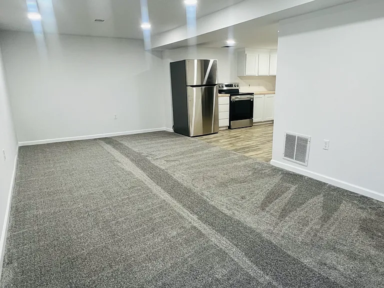 Large living space - with great natural light