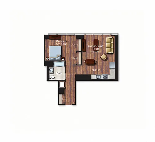 Floor plan 1C-730
