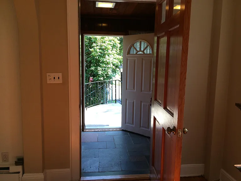 Front entry with mud room or foyer