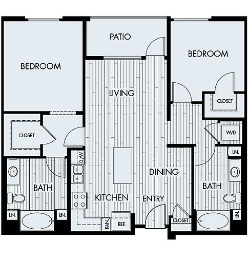 Floor plan 2B Income Protected