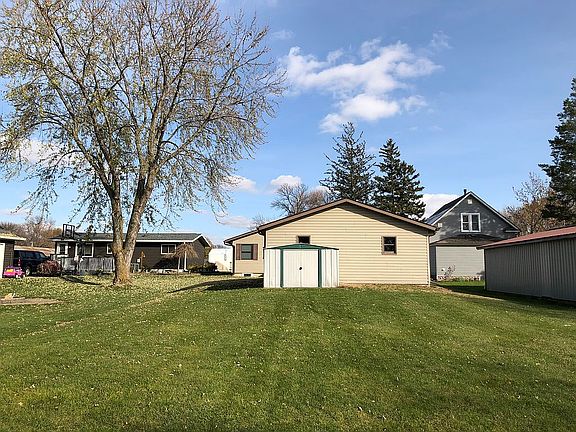 The back yard looking east. 
