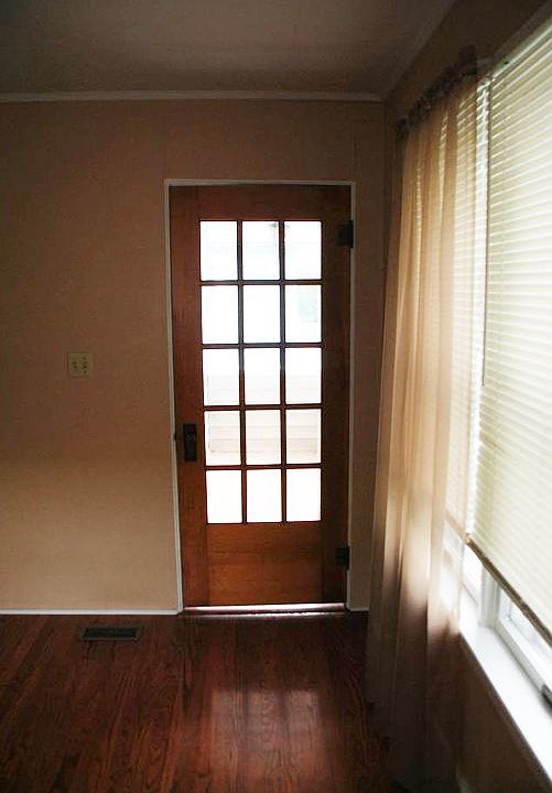 This is the original entryway door from the porch