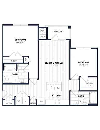 Floor plan B1 HC